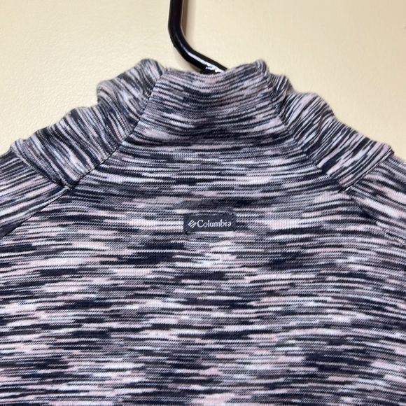 Columbia women’s 1/2 zip long sleeve medium black grey - Picture 5 of 7
